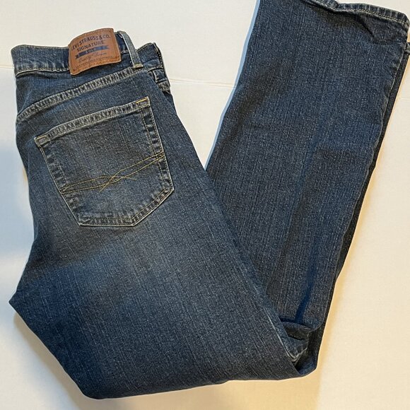 Mens Levis Strauss Gold blue jeans 32x32 - Picture 4 of 5